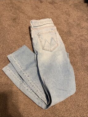 MOTHER Light Blue Skinny Jeans